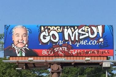 Advertiser Happy When Billboard Vandalized