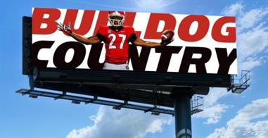 UGA Takes to Atlanta Billboards