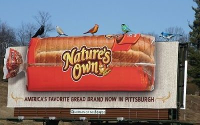 Bread Billboards Getting Quite a Rise