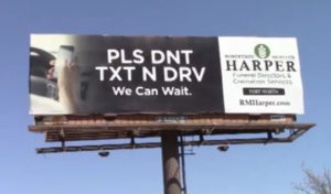 Texting billboard