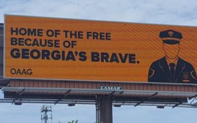 Billboard Campaign Shows Support for Police