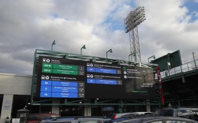 Digital Billboard Helps Track Public Transit