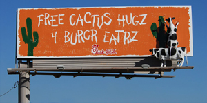 Chick-Fil-A cactus billboards in Atlanta