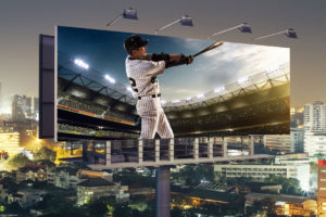 sports outdoor advertising in Atlanta