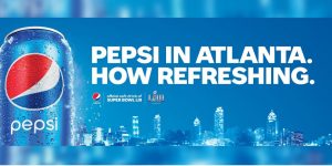 Pepsi billboards in Atlanta design