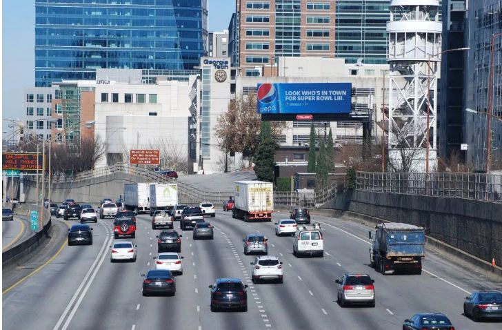 Super Bowl sponsor Pepsi is painting Coke's Atlanta blue