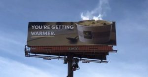 Panera Bread soup billboard