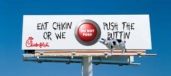 chick fil a billboard