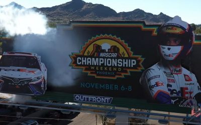 Smoking Billboards Light Up the Track