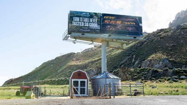 Traeger Grills Shows Just How Fresh Their Meat Is In Recent Billboard Campaign